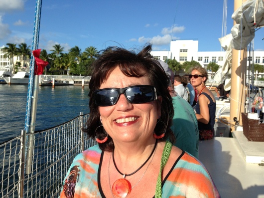Getting ready to board for our sunset cruise with Danger Charters, Key West